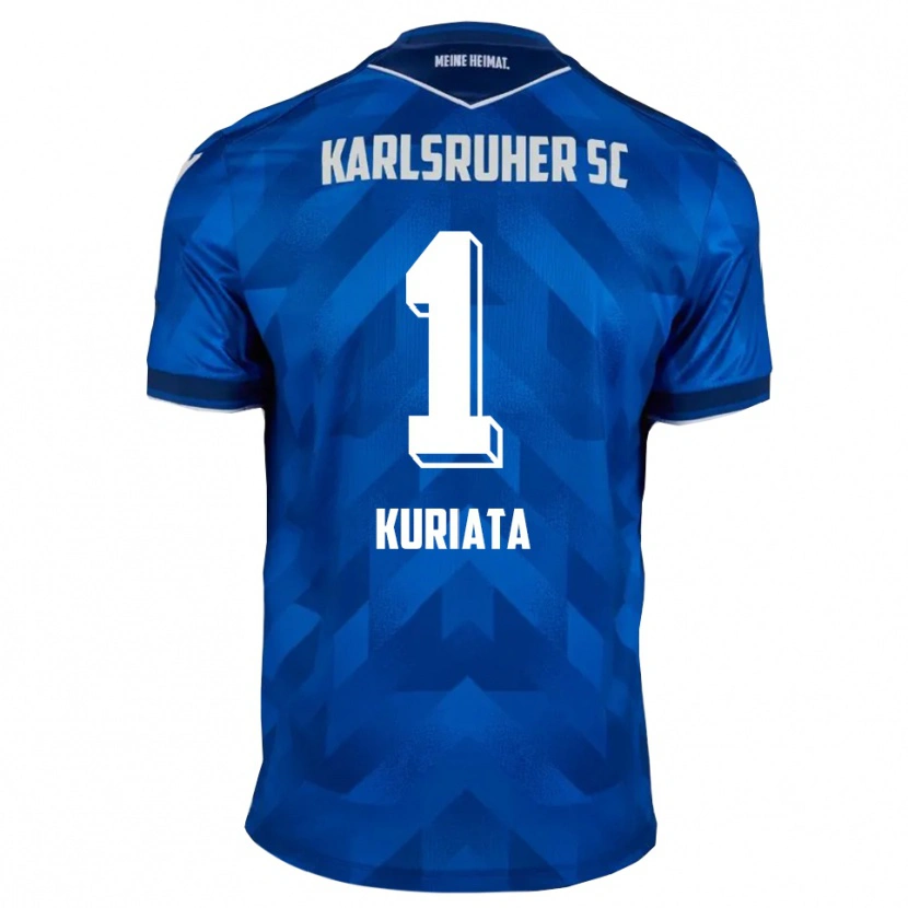 Danxen Homem Camisola Malik Kuriata #1 Azul Branco Principal 2025/26 Camisa Brasil