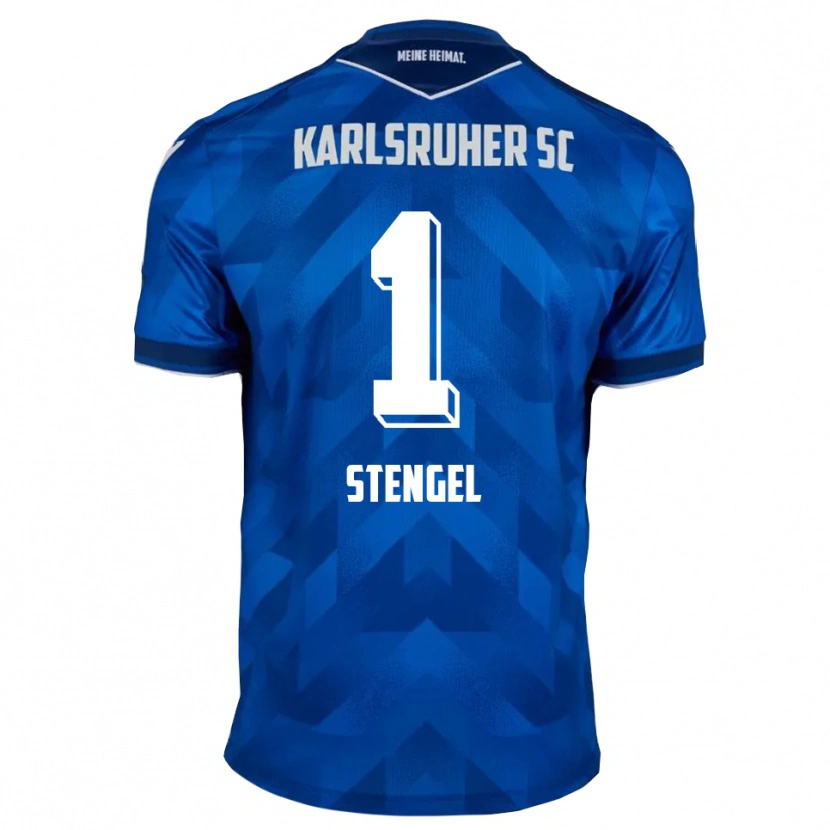 Danxen Homem Camisola Konstantin Stengel #1 Azul Branco Principal 2025/26 Camisa Brasil