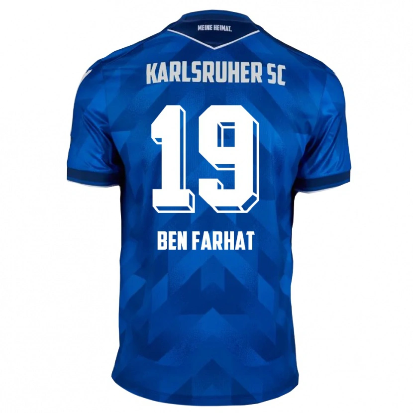 Danxen Homem Camisola Louey Ben Farhat #19 Azul Branco Principal 2025/26 Camisa Brasil