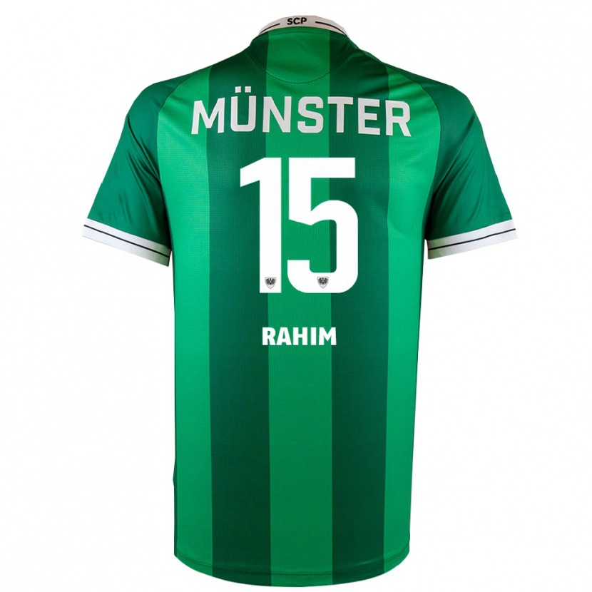 Danxen Homem Camisola David Rahim #15 Verde Branco Principal 2025/26 Camisa Brasil