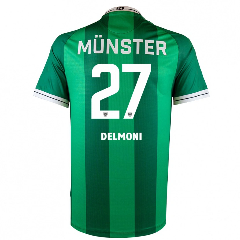 Danxen Homem Camisola Adrian Delmoni #27 Verde Branco Principal 2025/26 Camisa Brasil