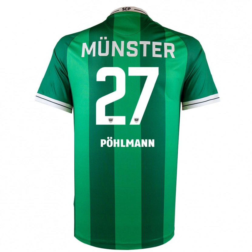 Danxen Homem Camisola Phil Pöhlmann #27 Verde Branco Principal 2025/26 Camisa Brasil