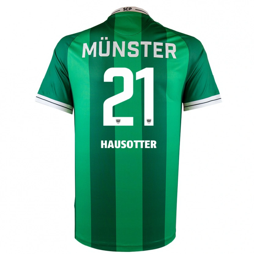Danxen Homem Camisola Till Hausotter #21 Verde Branco Principal 2025/26 Camisa Brasil