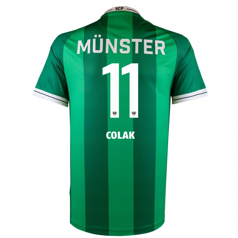 Danxen Homem Camisola Alper Colak #11 Verde Branco Principal 2025/26 Camisa Brasil