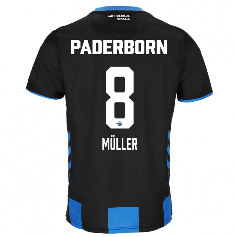 Danxen Homem Camisola Carlos Müller #8 Preto Azul Principal 2025/26 Camisa Brasil