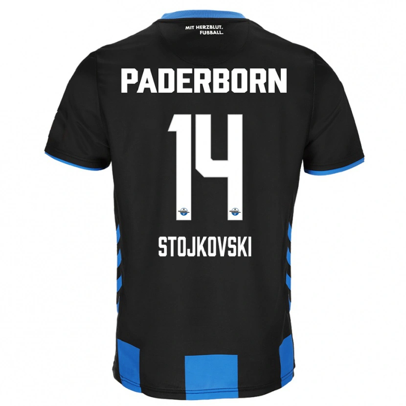 Danxen Homem Camisola Jakov Stojkovski #14 Preto Azul Principal 2025/26 Camisa Brasil