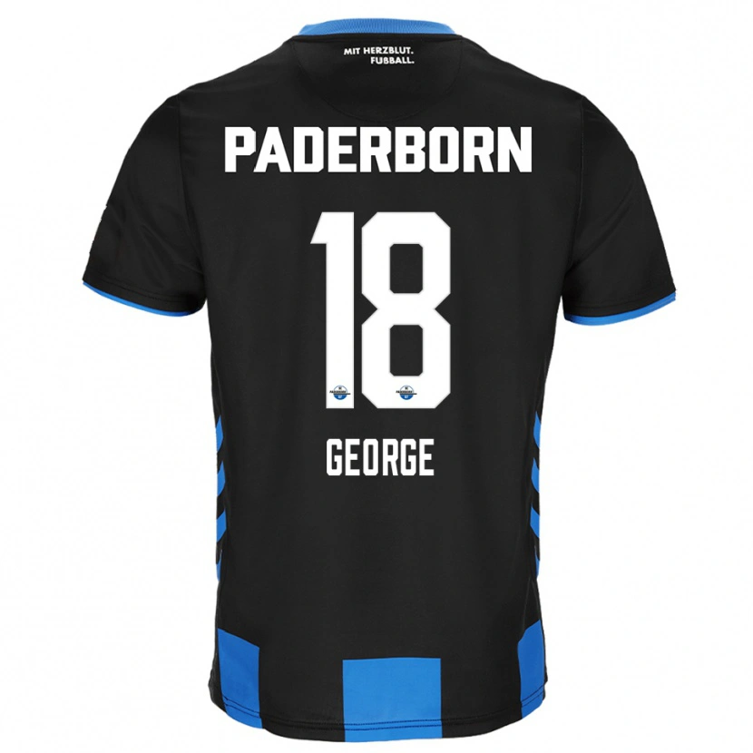 Danxen Homem Camisola Kayonte Kaheim Karim George #18 Preto Azul Principal 2025/26 Camisa Brasil