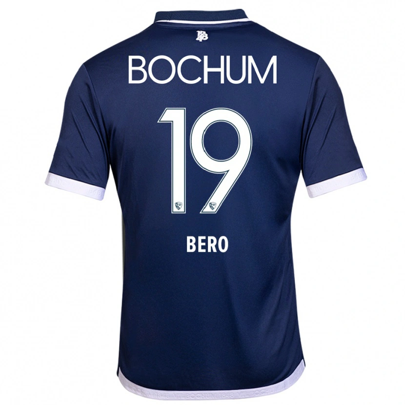 Danxen Homem Camisola Matus Bero #19 Azul Marinho Branco Principal 2025/26 Camisa Brasil