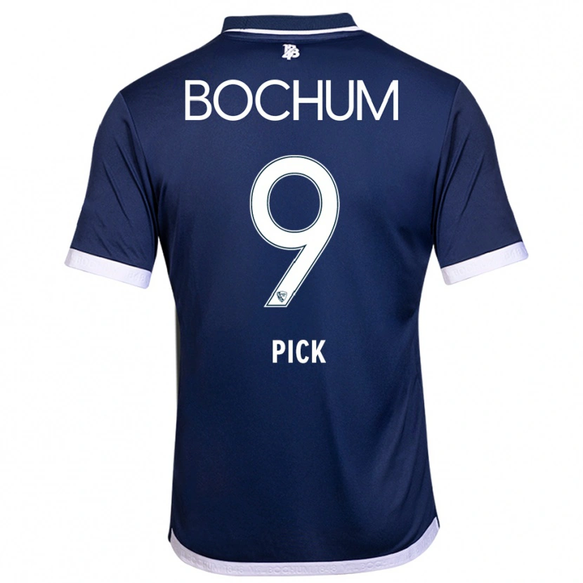 Danxen Homem Camisola Luis Pick #9 Azul Marinho Branco Principal 2025/26 Camisa Brasil