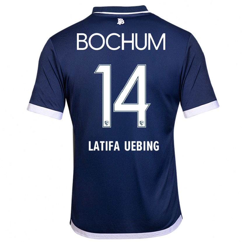 Danxen Homem Camisola Anna Latifa Uebing #14 Azul Marinho Branco Principal 2025/26 Camisa Brasil