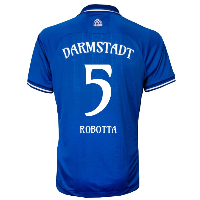 Danxen Homem Camisola Maurizio Robotta #5 Azul Branco Principal 2025/26 Camisa Brasil