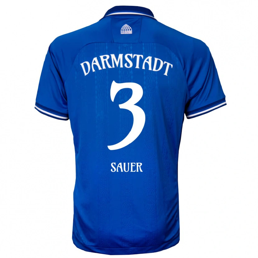 Danxen Homem Camisola Nick Sauer #3 Azul Branco Principal 2025/26 Camisa Brasil