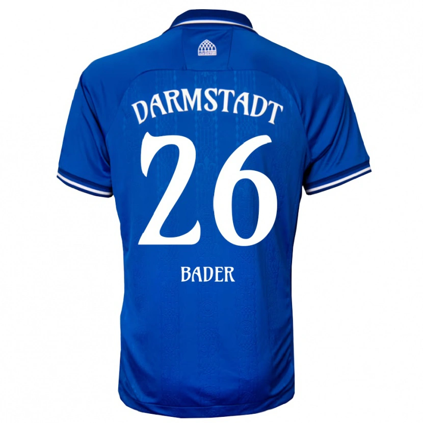 Danxen Homem Camisola Matthias Bader #26 Azul Branco Principal 2025/26 Camisa Brasil