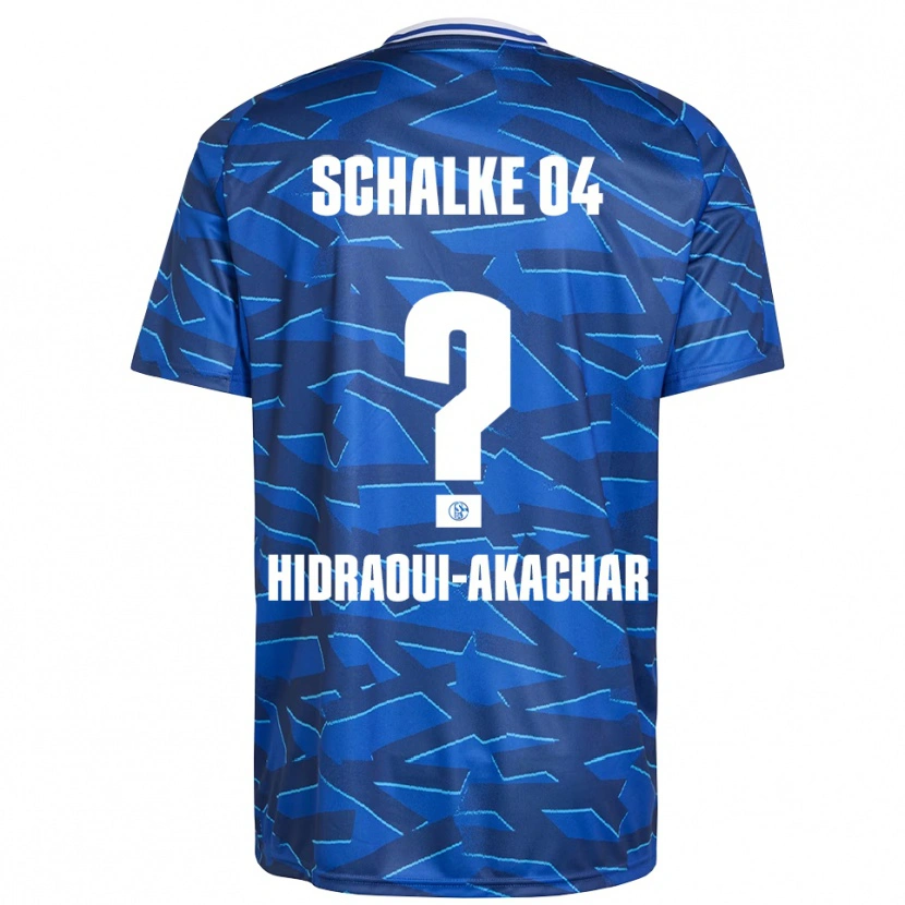 Danxen Homem Camisola Yassin Hidraoui-Akachar #0 Azul Royal Branco Principal 2025/26 Camisa Brasil