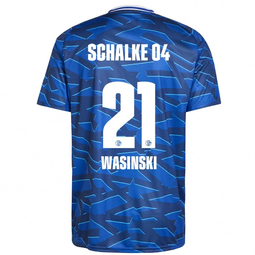 Danxen Homem Camisola Martin Wasinski #21 Azul Royal Branco Principal 2025/26 Camisa Brasil