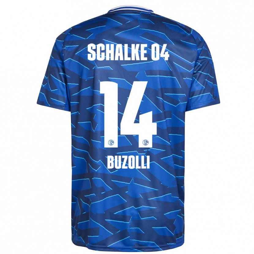 Danxen Homem Camisola Andri Buzolli #14 Azul Royal Branco Principal 2025/26 Camisa Brasil