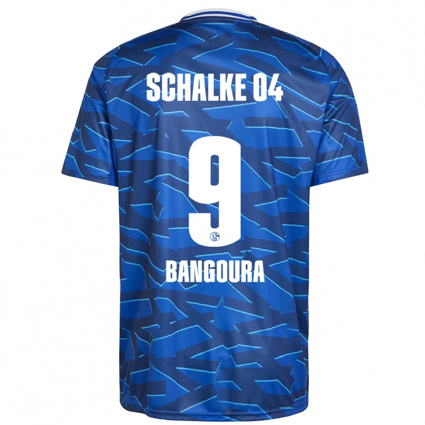 Danxen Homem Camisola Aboubacar Bangoura #9 Azul Royal Branco Principal 2025/26 Camisa Brasil