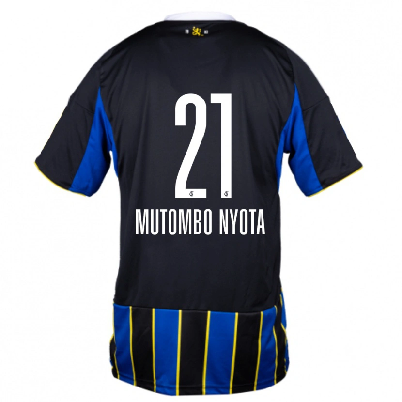 Danxen Homem Camisola Jael Mutombo Nyota #21 Azul Preto Amarelo Principal 2025/26 Camisa Brasil