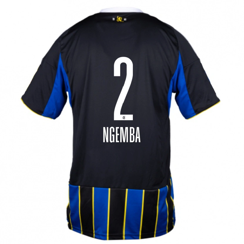 Danxen Homem Camisola Dejan Ngemba #2 Azul Preto Amarelo Principal 2025/26 Camisa Brasil