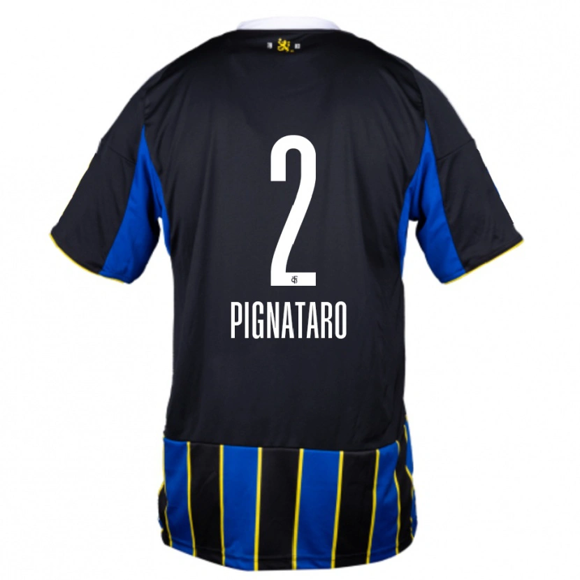 Danxen Homem Camisola Leo Pignataro #2 Azul Preto Amarelo Principal 2025/26 Camisa Brasil