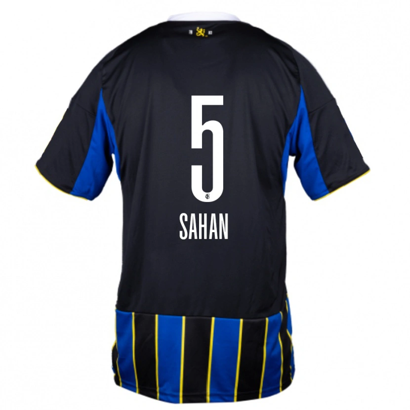 Danxen Homem Camisola Vakkas Sahan #5 Azul Preto Amarelo Principal 2025/26 Camisa Brasil