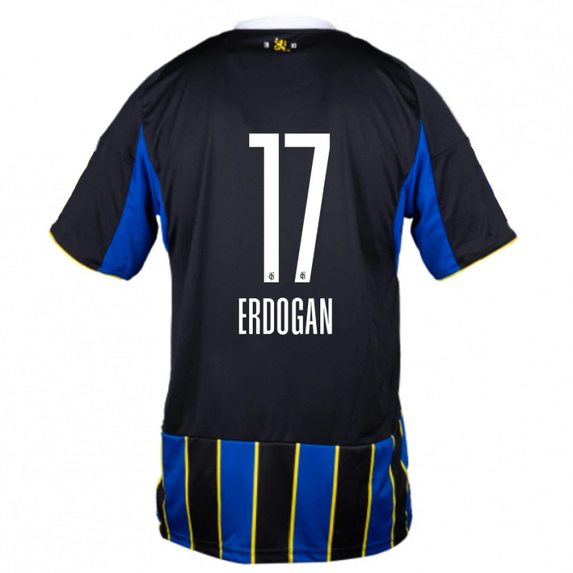 Danxen Homem Camisola Emirhan Erdogan #17 Azul Preto Amarelo Principal 2025/26 Camisa Brasil