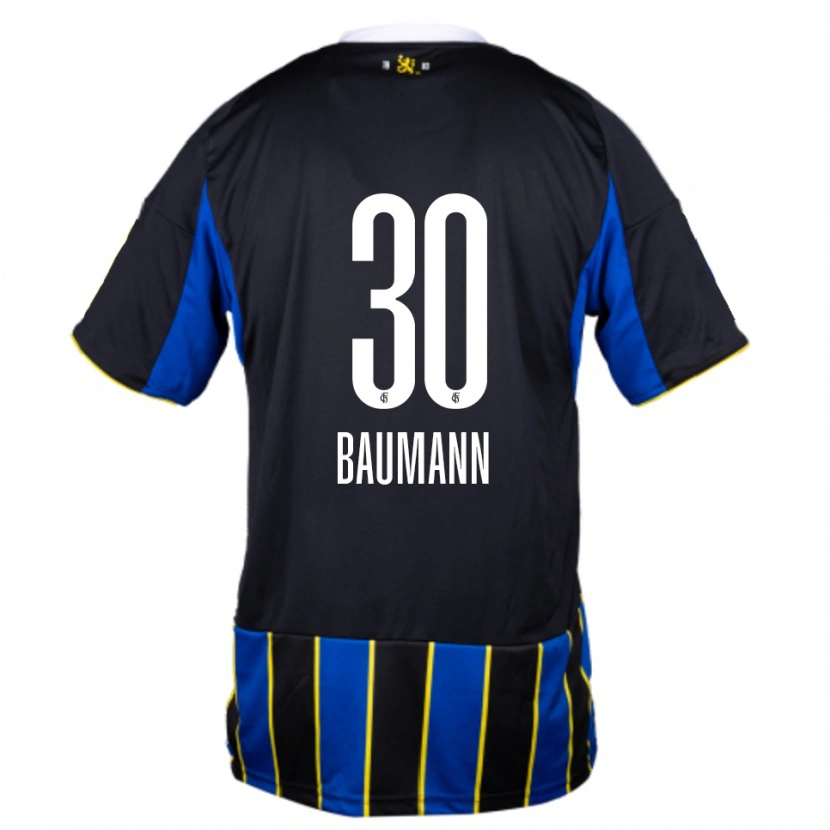 Danxen Homem Camisola Dominic Baumann #30 Azul Preto Amarelo Principal 2025/26 Camisa Brasil
