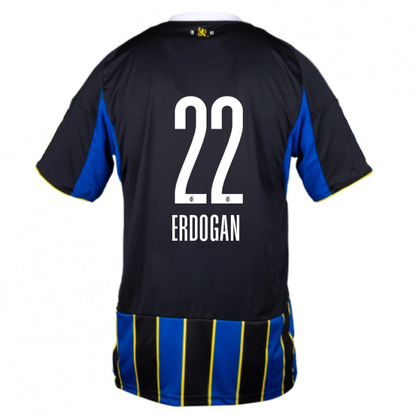 Danxen Homem Camisola Batuhan Erdogan #22 Azul Preto Amarelo Principal 2025/26 Camisa Brasil