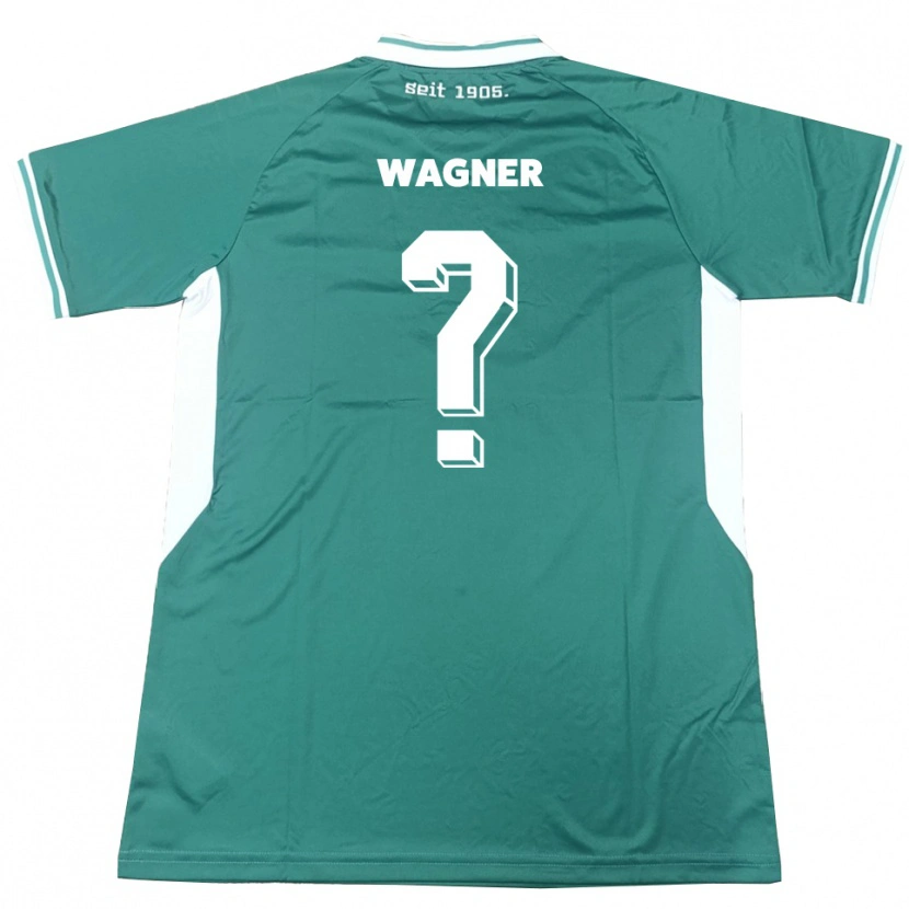 Danxen Homem Camisola Jennifer Wagner #0 Verde Branco Principal 2025/26 Camisa Brasil