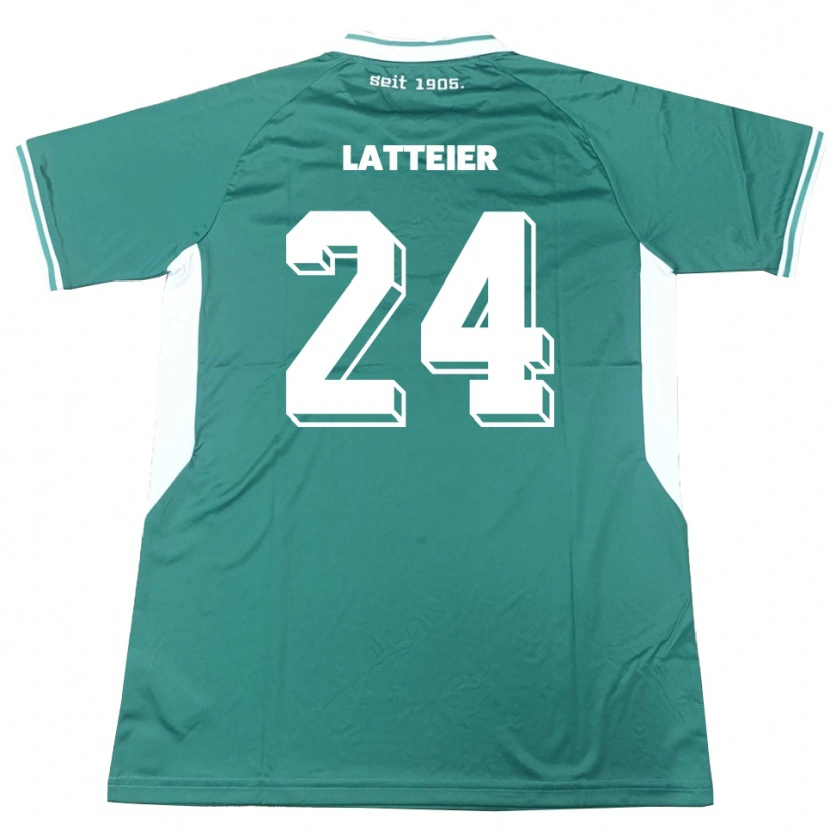 Danxen Homem Camisola Tim Latteier #24 Verde Branco Principal 2025/26 Camisa Brasil