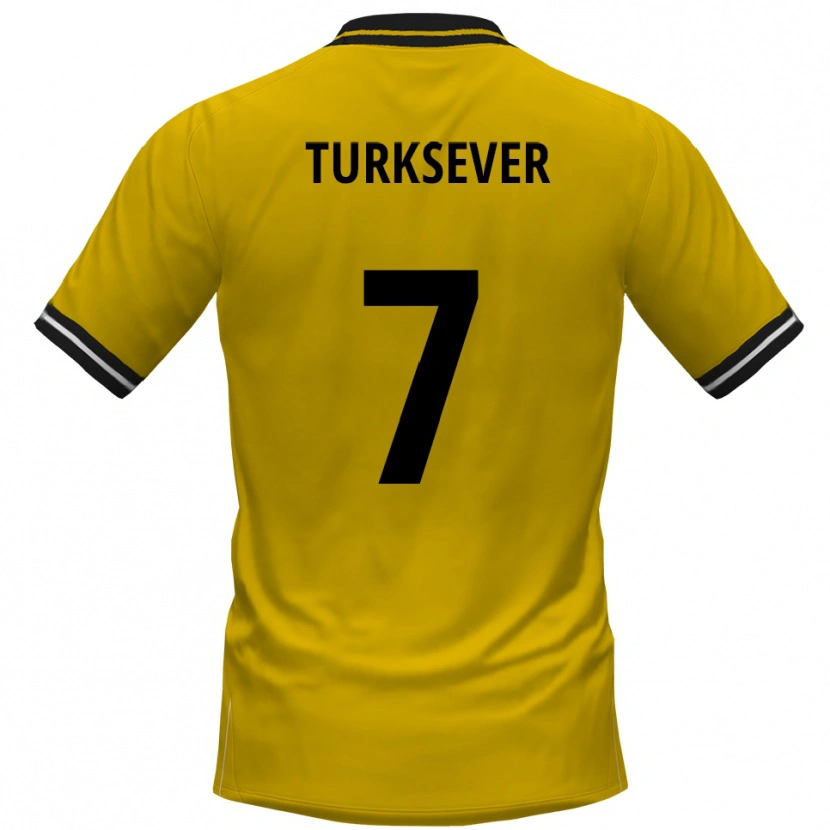 Danxen Homem Camisola Emre Türksever #7 Amarelo Preto Principal 2025/26 Camisa Brasil