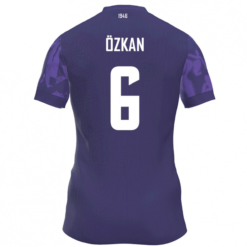 Danxen Homem Camisola Can Özkan #6 Roxo Branco Principal 2025/26 Camisa Brasil