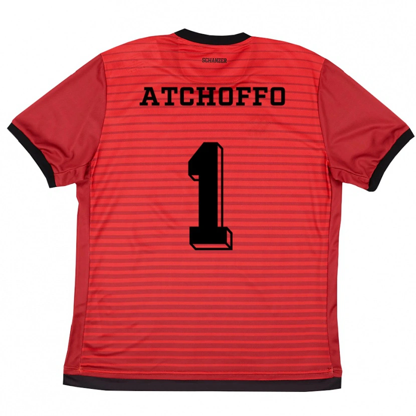Danxen Homem Camisola Bryan Atchoffo #1 Vermelho Preto Principal 2025/26 Camisa Brasil