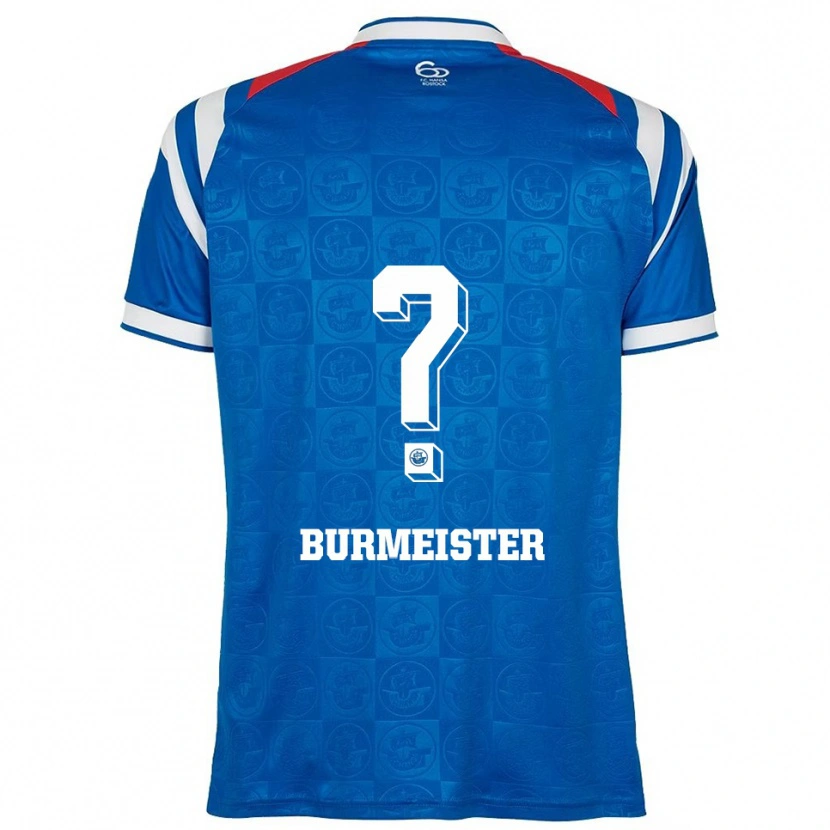 Danxen Homem Camisola Fiete Burmeister #0 Azul Branco Vermelho Principal 2025/26 Camisa Brasil