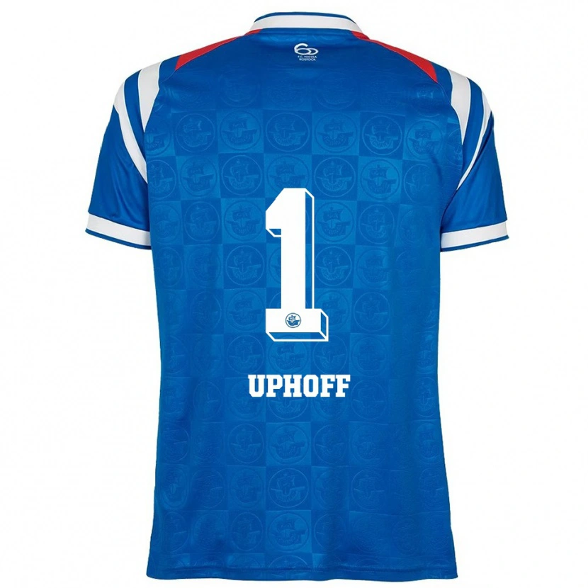 Danxen Homem Camisola Benjamin Uphoff #1 Azul Branco Vermelho Principal 2025/26 Camisa Brasil