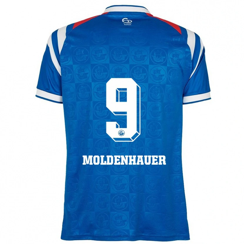 Danxen Homem Camisola Max Moldenhauer #9 Azul Branco Vermelho Principal 2025/26 Camisa Brasil