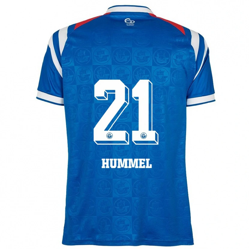 Danxen Homem Camisola David Hummel #21 Azul Branco Vermelho Principal 2025/26 Camisa Brasil