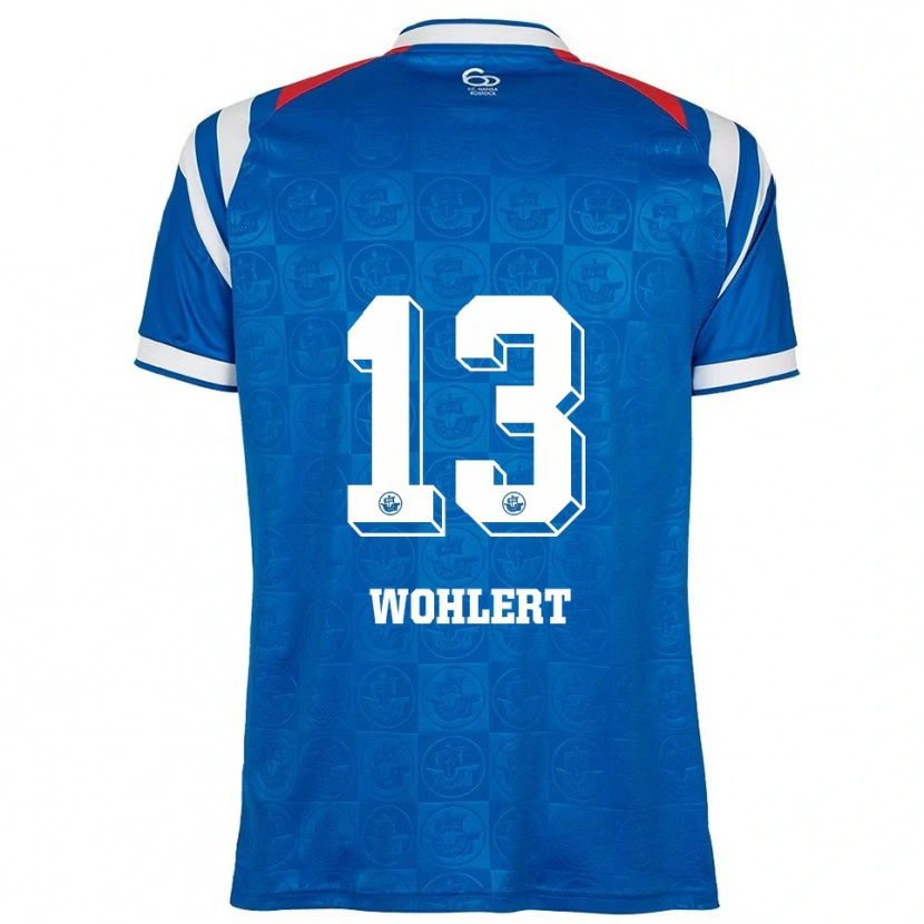 Danxen Homem Camisola Finlay Wohlert #13 Azul Branco Vermelho Principal 2025/26 Camisa Brasil