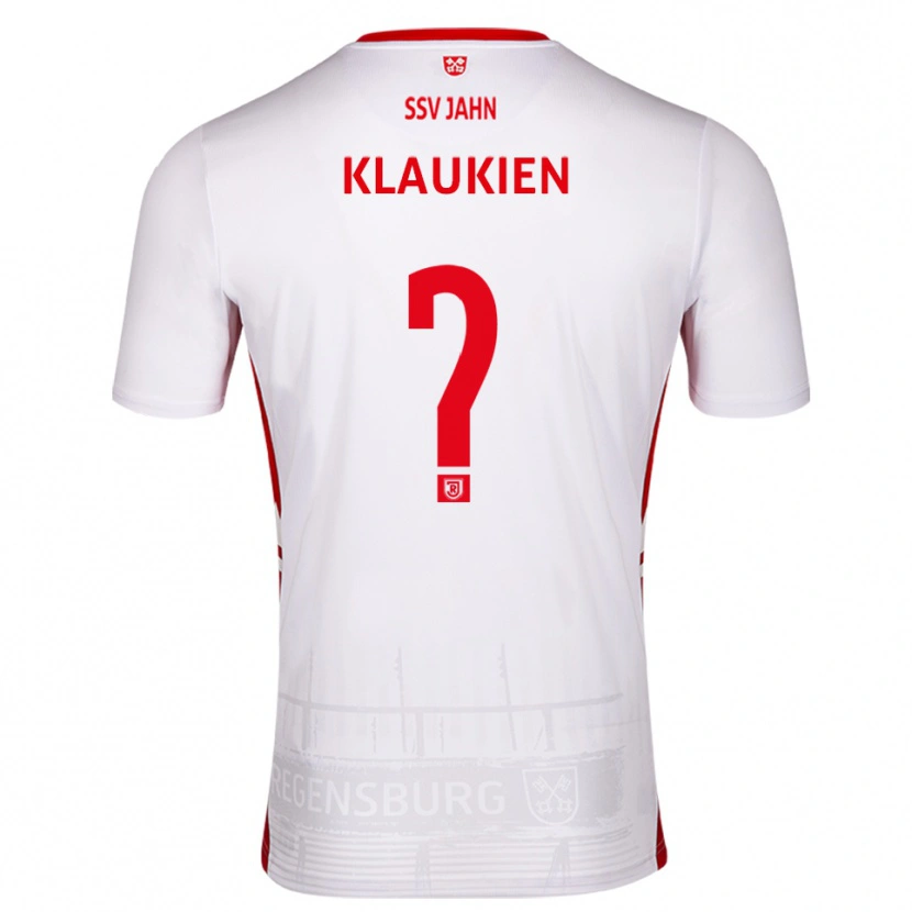 Danxen Homem Camisola Luca Klaukien #0 Branco Vermelho Principal 2025/26 Camisa Brasil