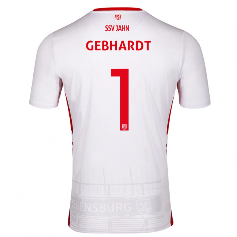 Danxen Homem Camisola Felix Gebhardt #1 Branco Vermelho Principal 2025/26 Camisa Brasil