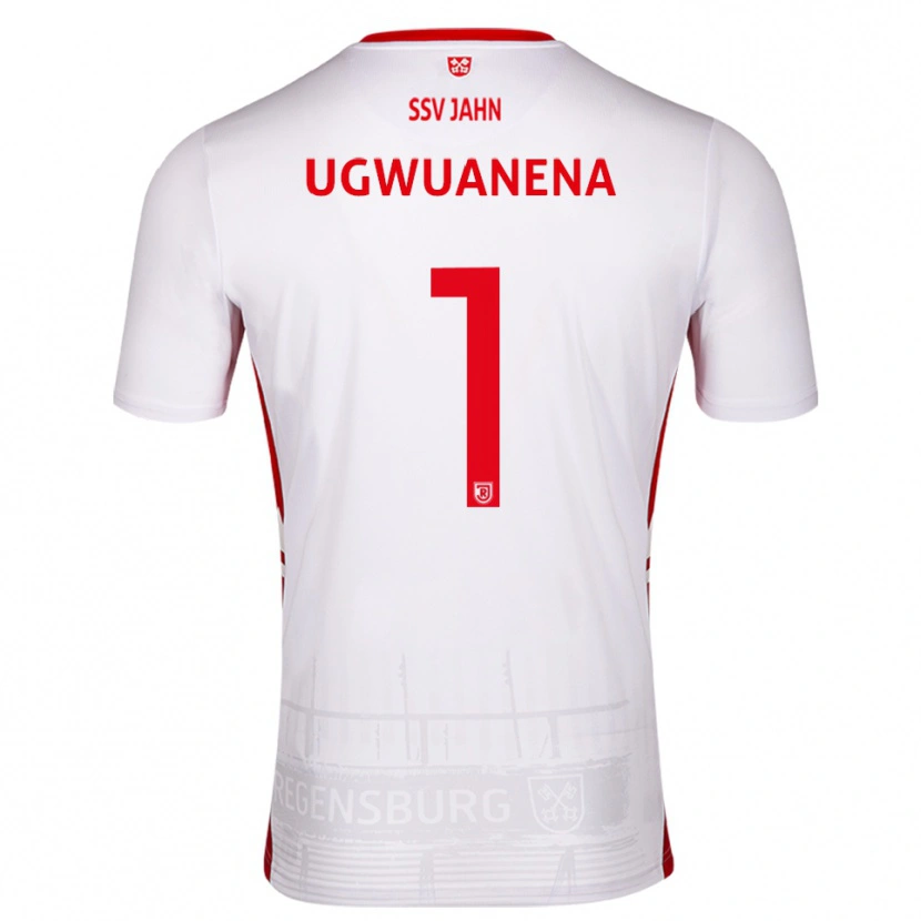 Danxen Homem Camisola Marvellous Ugwuanena #1 Branco Vermelho Principal 2025/26 Camisa Brasil
