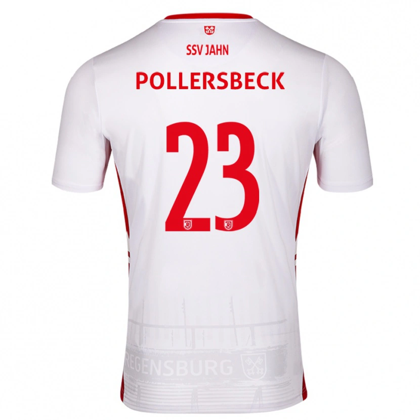 Danxen Homem Camisola Julian Pollersbeck #23 Branco Vermelho Principal 2025/26 Camisa Brasil