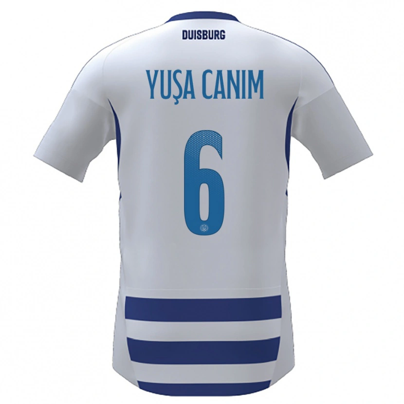 Danxen Homem Camisola Salih Yuşa Canım #6 Branco Azul Principal 2025/26 Camisa Brasil