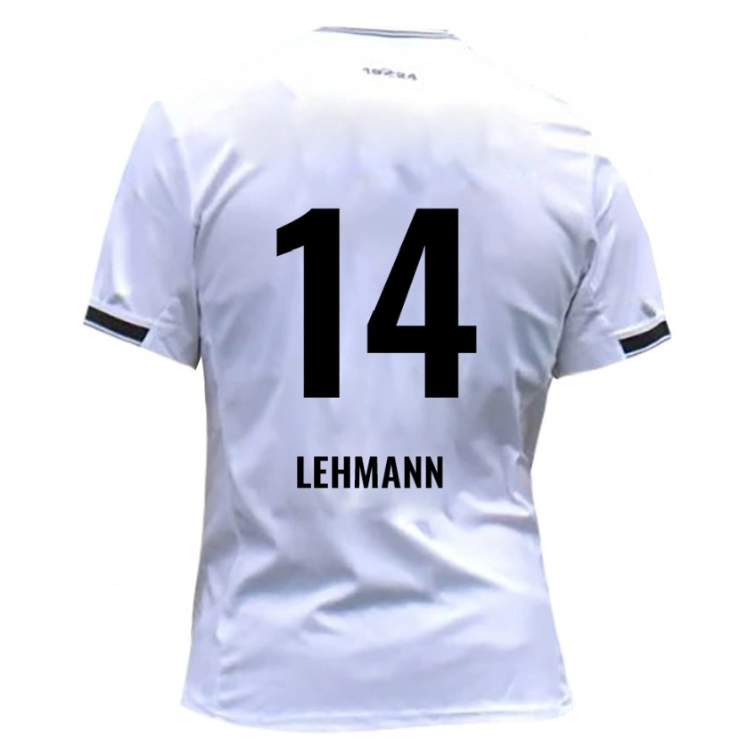 Danxen Homem Camisola Paul Lehmann #14 Branco Vermelho Principal 2025/26 Camisa Brasil