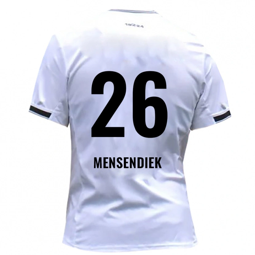 Danxen Homem Camisola Luis Mensendiek #26 Branco Vermelho Principal 2025/26 Camisa Brasil