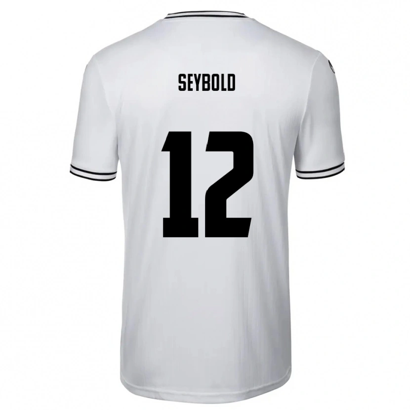 Danxen Homem Camisola Marvin Seybold #12 Branco Preto Principal 2025/26 Camisa Brasil