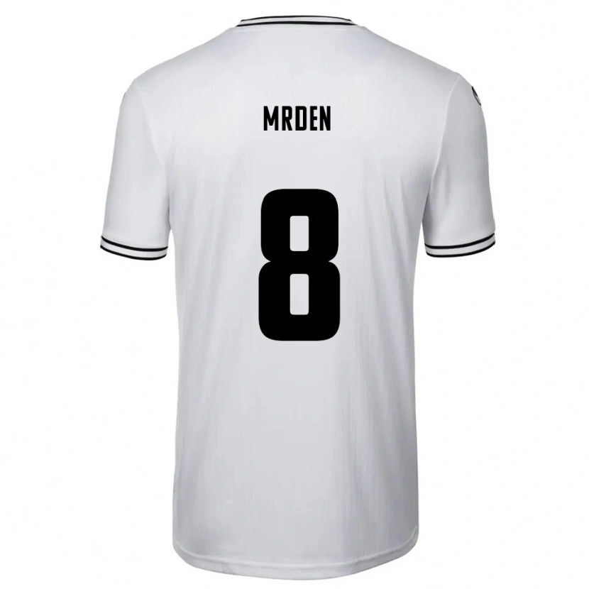 Danxen Homem Camisola Mateo Mrden #8 Branco Preto Principal 2025/26 Camisa Brasil