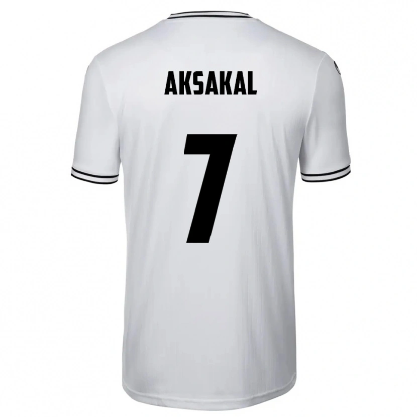 Danxen Homem Camisola Ensar Aksakal #7 Branco Preto Principal 2025/26 Camisa Brasil