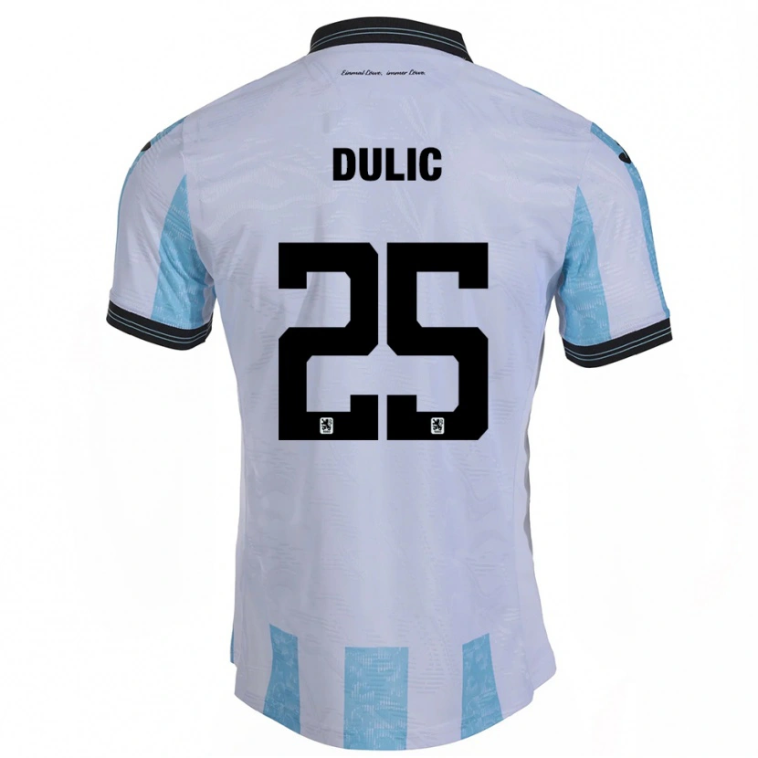 Danxen Homem Camisola Sean Dulic #25 Branco Azul Celeste Principal 2025/26 Camisa Brasil