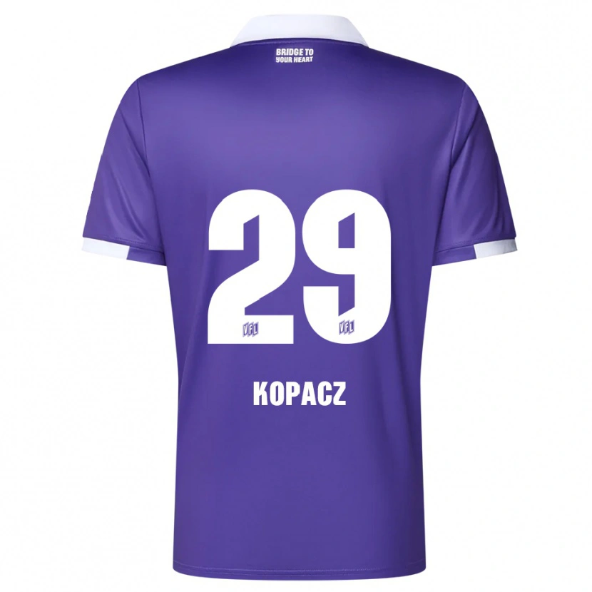 Danxen Homem Camisola David Kopacz #29 Roxo Branco Principal 2025/26 Camisa Brasil